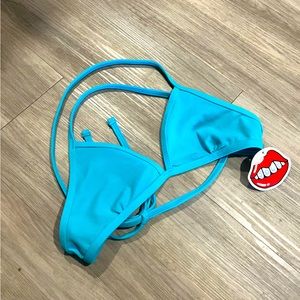 Jolyn triangle bikini top NWT